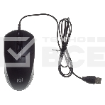 Мышь проводная Oklick 275M черный, 1000 dpi, USB, кнопки - 3, фото3