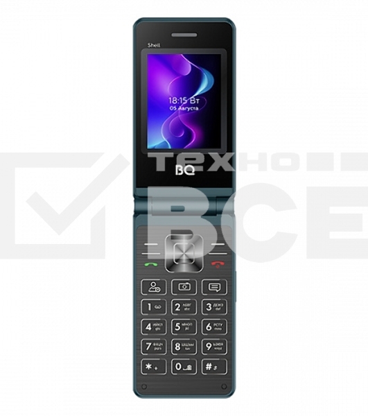 Мобильный телефон BQ 2411 Shell синий MTK 6261