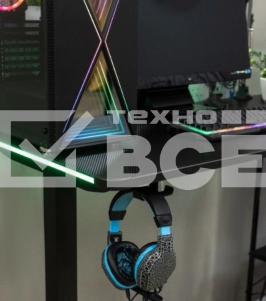 Стол игровой Knight TABLE G столешница МДФ черный (KNIGHT TABLE G RGB)