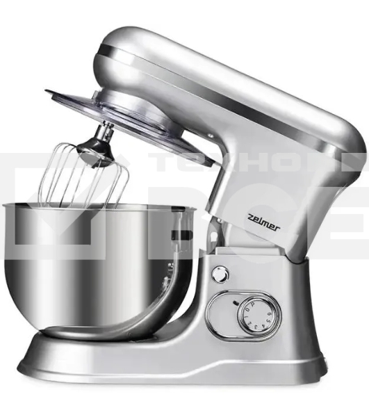 Миксер планетарный ZELMER ZKR1360 серебристый, 1200 Вт