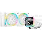 Система водяного охлаждения Deepcool LQ240 Wh ARGB белый 120мм алюминий+медь 2400rpm 38.71db 4-pin 300W, фото 1