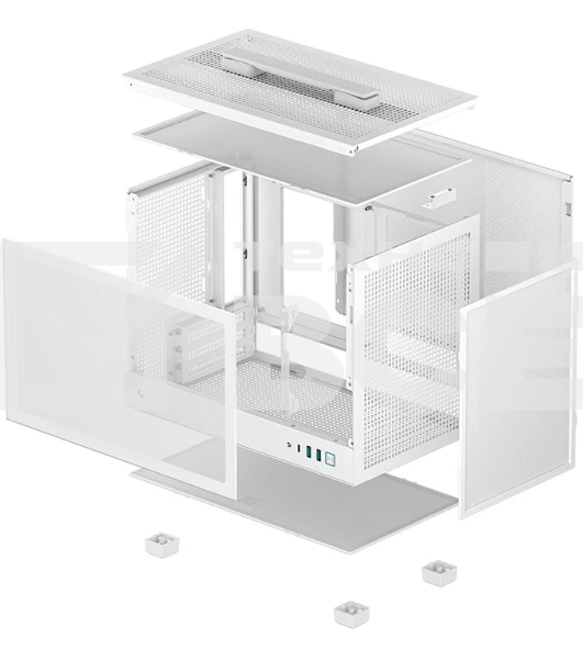 Компьютерный корпус ПК без блока питания Deepcool Case CH160 белый
