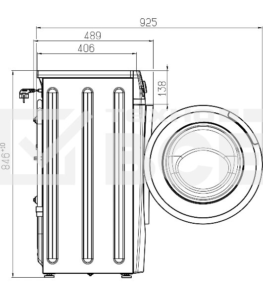 Стиральная машина ATLANT СМА 60У1013-02 белый, загрузка фронтальная 6 кг, 1000 об/мин, класс: А