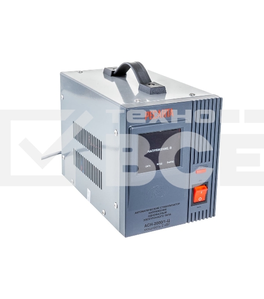 Стабилизатор напряжения Ресанта АСН-2000/1-Ц электронный однофазный серый