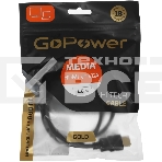 Кабель GoPower HDMI (m)-VGA (m) 1м черный Premium Zip-Lock c подвесом (1/200), фото3