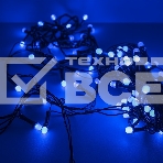 Гирлянда светод. Funray Минишарики, SE-MINI-110B, 10М, 100LED, синий, темно-зел. шн. 0,7м, контр.,, фото9