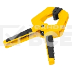 Струбцина клещеобразная Denzel усиленная 65 х 50 мм, двухкомпонентные рукоятки, фото3