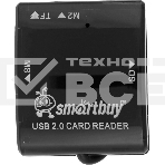 Кард-ридер Smartbuy черный (SBR-713-K), фото 1