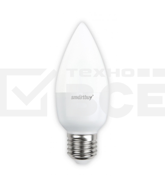 Светодиодная (LED) лампа Smartbuy-C37-12W/4000/E27