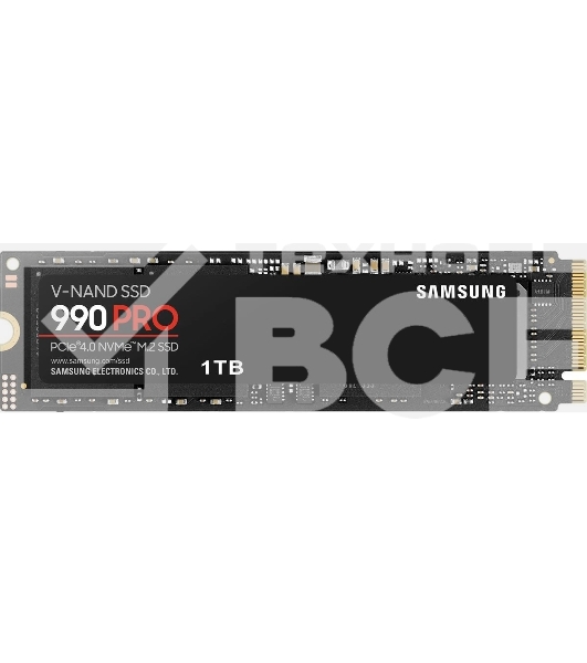 Накопитель SSD Samsung 990 Pro MZ-V9P1T0B/AM 1ТБ, M.2 2280, PCIe 4.0 x4, NVMe, M.2