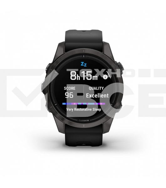 Смарт-часы Garmin Epix Pro Gen 2 Sapphire 30.4мм 1.2' AMOLED корп.черный рем.черный (010-02802-15)