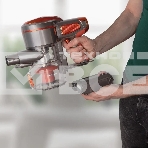 Пылесос вертикальный Endever SkyClean VC-301 черный/оранжевый, питание от аккумулятора, 75 Вт, уборка сухая, пылесборник 0,8 л, фото9