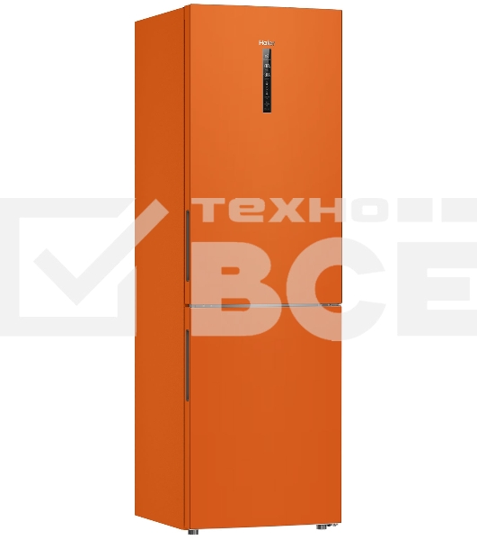 Холодильник Haier C2F636CORGU1 оранжевый двухкамерный 256/108 л морозилка снизу, No Frost