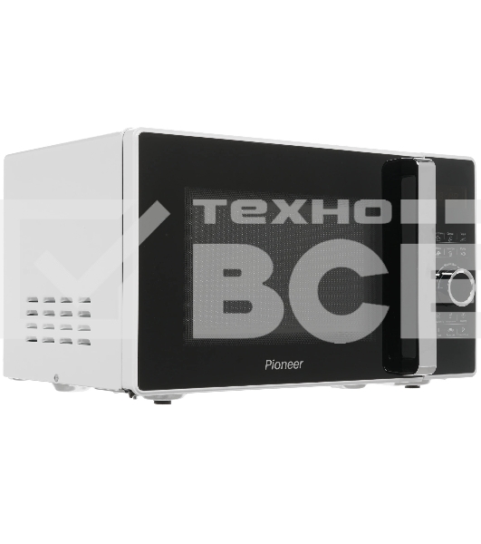 Микроволновая печь Pioneer MW356S белый, 23 л, 800 Вт, переключатели - сенсор, поворотный механизм