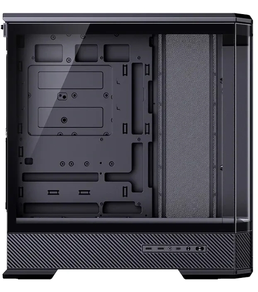 Корпус Jonsbo D400 Black, Midi-Tower, чёрный