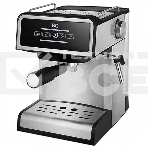 Кофеварка эспрессо BQ CM2000 Steel-Black, исп. кофе - молотый, 1.6 л, 850 Вт, 15 Бар., фото 1