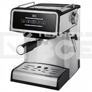 Кофеварка эспрессо BQ CM2000 Steel-Black, исп. кофе - молотый, 1.6 л, 850 Вт, 15 Бар.