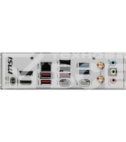 Материнская плата MSI B650M PROJECT ZERO, AM5, AMD B650, 4xDDR5, 4xSATA, 2xM.2, 1xPCIe 4.0 x16, 1xPCIe x1, 1xDP, 1xHDMI, 1x 2.5Gb LAN, 2xUSB-A 2.0, 2xUSB 3.2 Gen 1, 3xUSB 3.2 Gen 2, 3x3.5 мм, 7.1, mATX