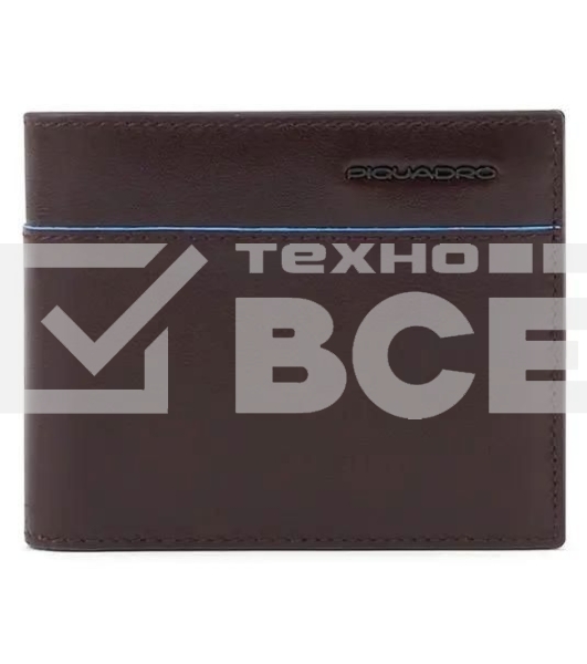 Кошелек мужской Piquadro Blue Square Revamp PU4188B2VR/MO, натур.кожа, коричневый