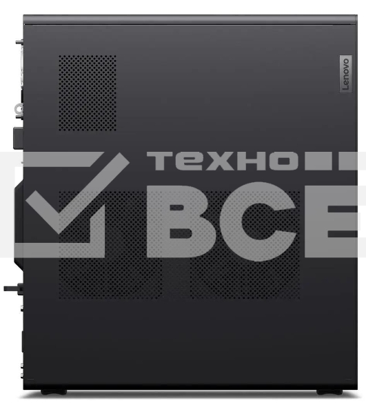 Компьютер Lenovo ThinkStation P3t, Intel Core i7 13700, DDR5 16ГБ, 512ГБ(SSD), NVIDIA T400 - 4 ГБ, CR, Windows 11 Professional, черный