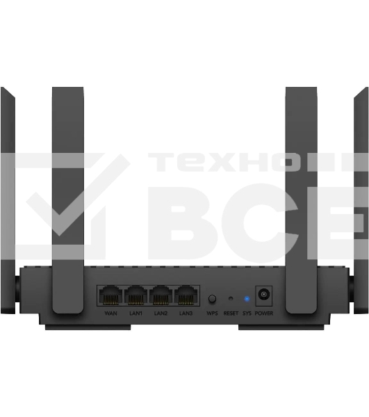 Роутер беспроводной Cudy WR1500 AX1500 10/100/1000 черный
