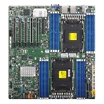 Серверная материнская плата Supermicro MBD-X13DAI-T-B, 2xLGA4677, Intel C741, 16xDDR5, 10xSATA, 2xM.2, 5xPCIe 5.0 x16, 1xPCIe 5.0 x8, 1xVGA, 2x 10Gb LAN, 6xUSB 3.0, 2xUSB 2.0, 1xUSB 3.2 Gen 1, E-ATX, фото 1