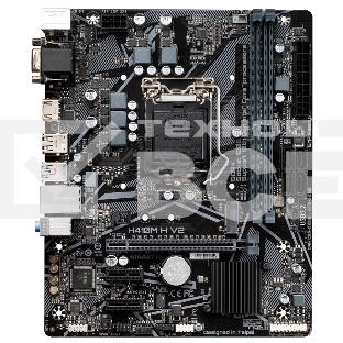 Материнская плата Gigabyte H410M H V2, LGA 1200, Intel H470, 2xDDR4, 4xSATA, 1xM.2, 1xPCI-E 3.0 x16, 2xPCI-E x1, 1xHDMI, 1xVGA, 1x 1Gb LAN, 2xUSB-A 3.2 Gen 1, 4xUSB-A 2.0, 3x3.5 мм, 7.1, Micro-ATX