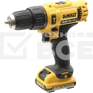 Дрель аккумуляторная ударная DEWALT DCD716D2-KS10.8В. 2 скорости.БЗП. LED. 2 XR Li-Ion 2.0 Ач