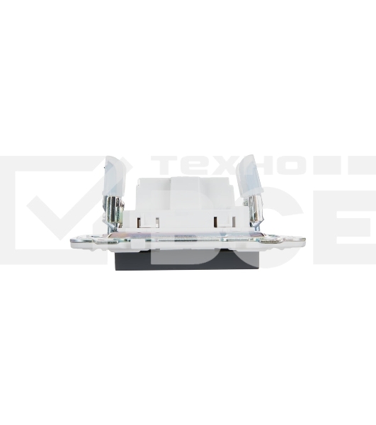 Розетка IEK SKANDY SK-R02G 10А графит без заземл. без защ. шторок SK-R10-10-K53