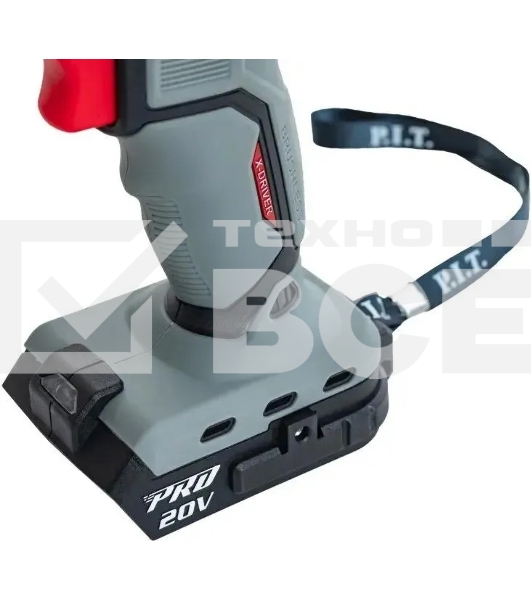 Дрель-шуруповерт аккумуляторная P.I.T. PSB20H-13D, Аккумуляторная, Без АКБ и ЗУ, Ударная