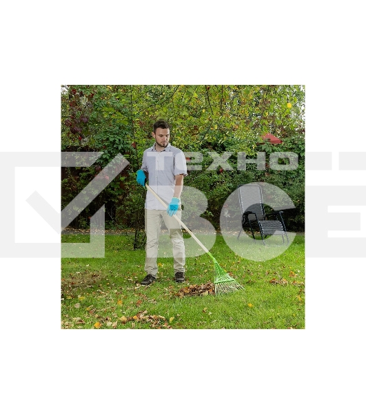 Грабли веерные стальные Palisad, 565 мм, 22 плоских зуба, эмалированные, усиленные, без черенка