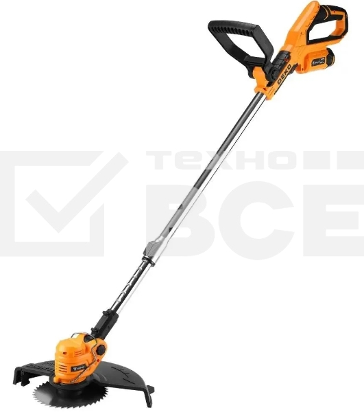 Триммер электрический Deko DKTR12 1х2.5Ач аккум. реж.эл.:леска/нож/диск