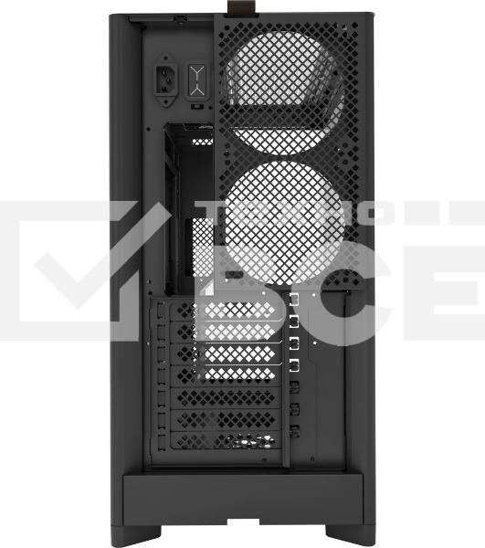 Компьютерный корпус Montech HS02 черный без БП ATX 4x140мм 2xUSB 3.0 1xUSB3.1 audio bott PSU