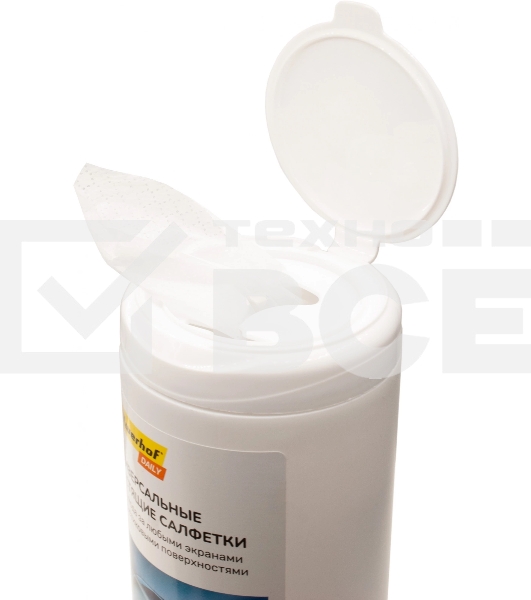 Салфетки Silwerhof DAILY универсальные туба 100шт влажных