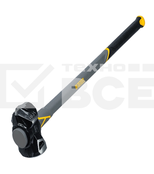 Кувалда с клиновидным бойком Denzel 3,6 кг, фибергласовая рукоятка c TPR