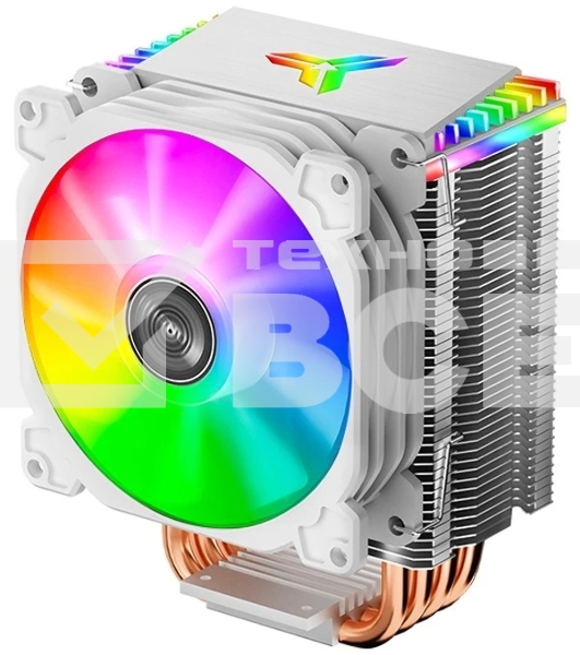 Кулер JONSBO CR-1400 White LGA1700/1200/115X/AM4 (24шт/кор, TDP 125W, PWM, 92мм ARGb Fan, 4 тепловые трубки, 4-pin, белый) Retail