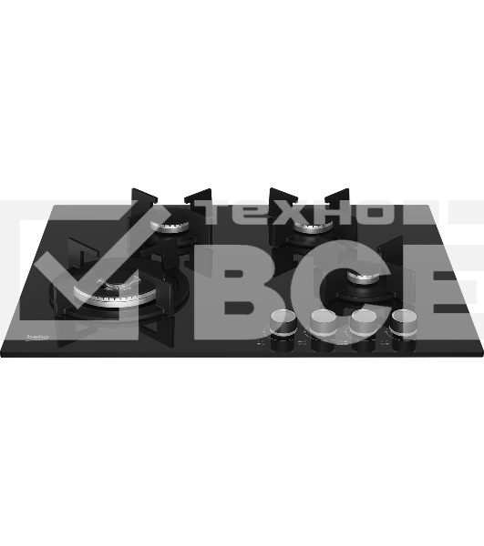Газовая варочная панель Beko HINW 64229 S черный