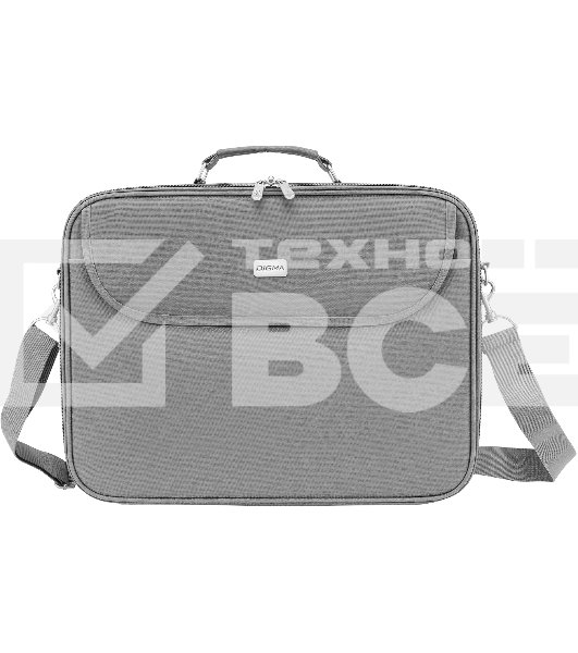 Сумка для ноутбука 15.6' Digma HC-210 серый полиэстер (HC210GY)