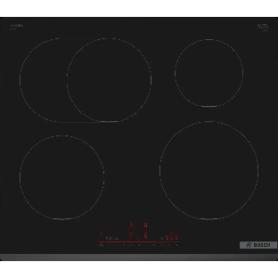 Индукционная варочная поверхность Bosch PIF631HB1E, 4 конфорки, с зоной расширения, стеклокерамика, 7400 Вт