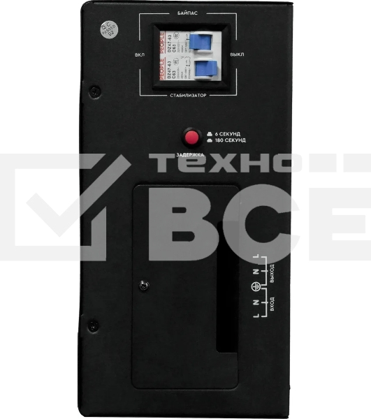 Стабилизатор напряжения Smartwatt AVR Triac 10000TW 10000ВА черный