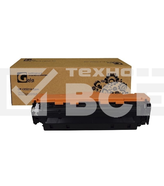 Картридж лазерный GalaPrint GP-CE321A голубой (1300 стр) для HP LJ CP1525N/CP1525NW/CM1415/1415fnw