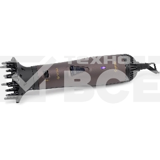 Фен-щетка Vitek VT-8241 черный/коричневый