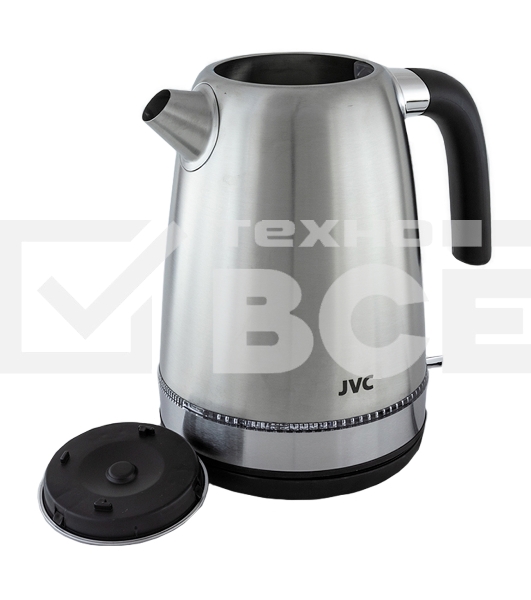 Чайник электрический JVC JK-KE1720 1,7 л, 2200 Вт, серебристый