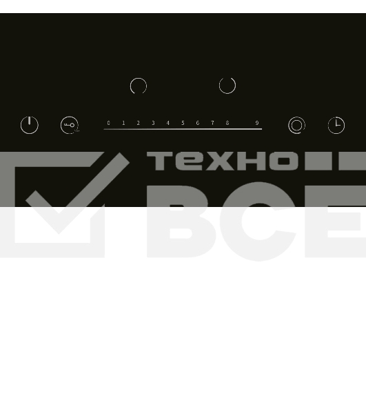 Электрическая варочная панель Lex EVH 321A BL Hi-Light, независимая, черный
