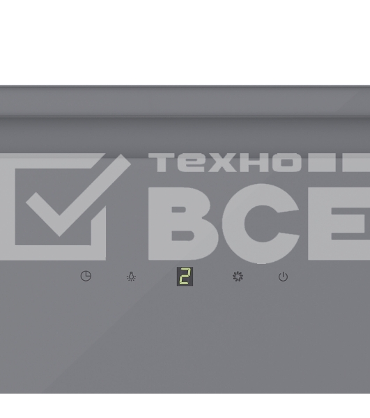 Вытяжка кухонная встраиваемая LEX Hyper 900 GS GR серый, управление сенсорное (1 мотор)