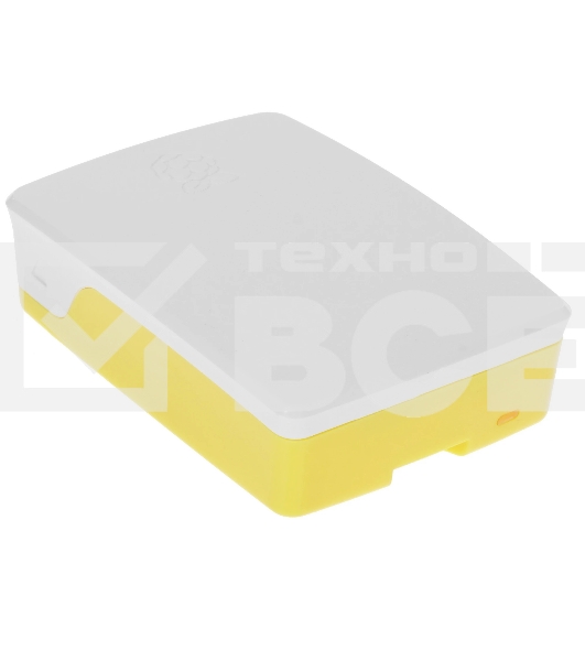 Корпус Qumo ABS Plastic, Raspberry Pi 4, White+Yellow(RS032)