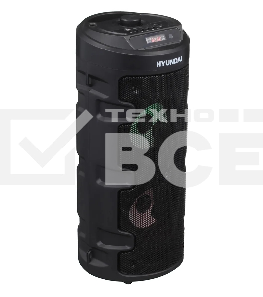 Минисистема Hyundai H-MC160 черный 50Вт/FM/USB/BT/SD/MMC