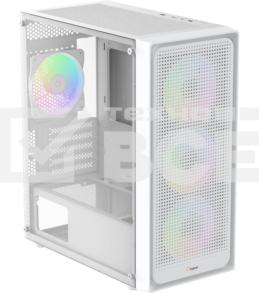 Компьютерный корпус Ocypus Gaммa C50 WH ARGB, MATX, USB 3.0*1+USB 2.0*2, FRONT 3x120мм ARGB, REAR 1x120мм ARGB