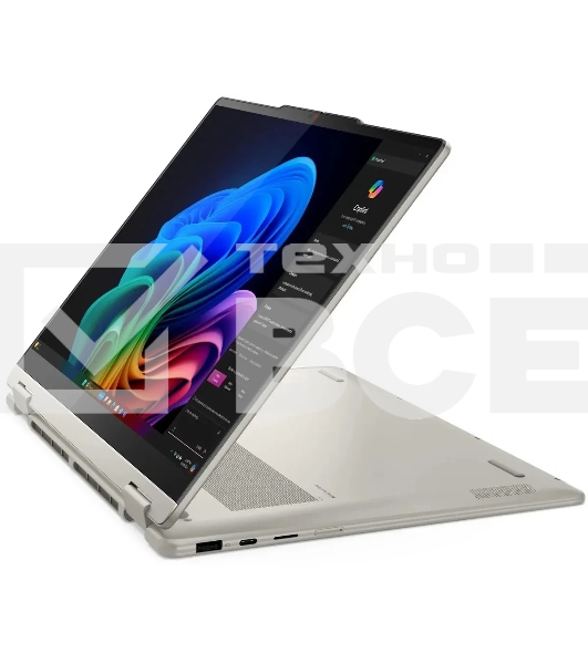 Ноутбук Lenovo Yoga 7 14AKP10 Ryzen AI 7 350 24Gb SSD1Tb AMD Radeon 860M 14' OLED Touch WUXGA (1920x1200) без ОС beige WiFi BT Cam (83JR0062RK)