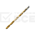 Сверло спиральное по металлу Denzel 2 х 86 мм Р6М5, Golden Tip, удлиненное, 2 шт., фото9